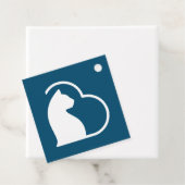 blauwe lovecats cadeaukaartjes bedankjes labels (In situ)