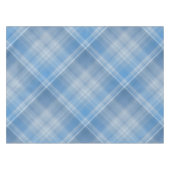 Blauwe lucht Blauw en wit Plaid Tafelkleed (Voorkant (Horizontaal))