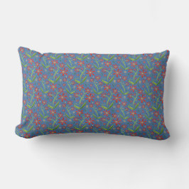 Blauwe Lucht | Dansende Aquarel Margrieten Kussen