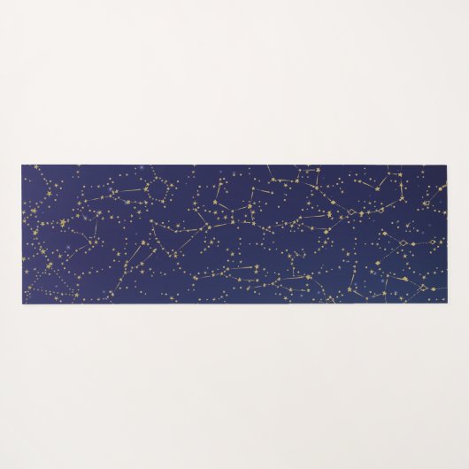 blauwe lucht en sterrenbeeld Yoga Mat (Achterkant (horizontaal))