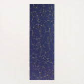 blauwe lucht en sterrenbeeld Yoga Mat (Achterkant)
