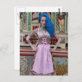 Blauwe lucht en Tattoos Briefkaart (Voorkant / Achterkant)