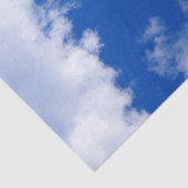 Blauwe Lucht en Witte Wolken Foto Tissuepapier (Detail)