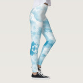 Blauwe lucht en wolken leggings (Rechts)