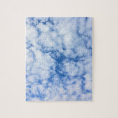 blauwe lucht en wolken legpuzzel (Verticaal)