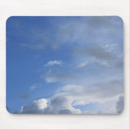 Blauwe lucht en wolken muismat