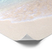 Blauwe lucht en zee 11 poster (Hoek)
