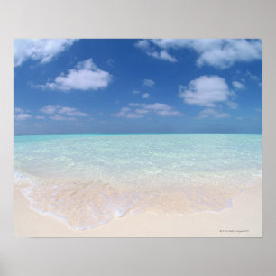 Blauwe lucht en zee 11 poster