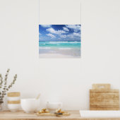 Blauwe lucht en zee 14 poster (Keuken)