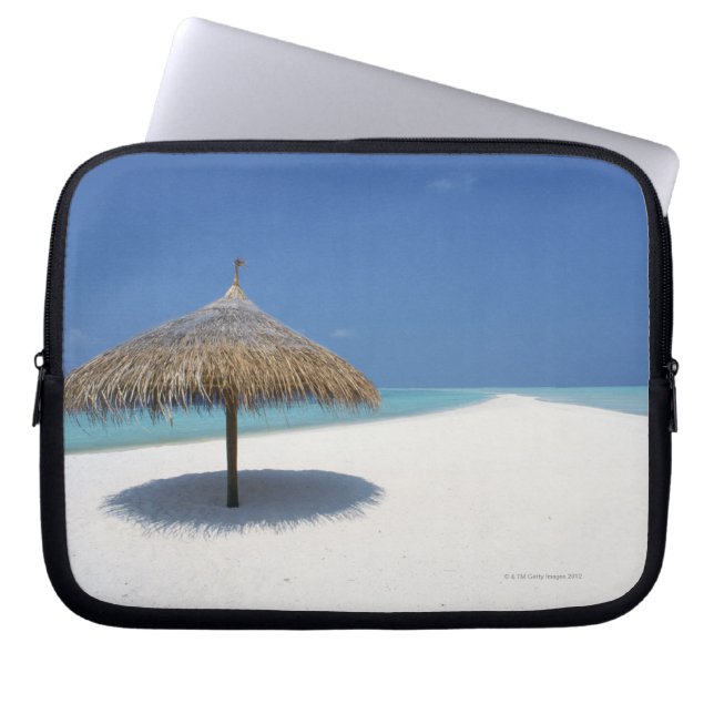 Blauwe lucht en zee 16 laptop sleeve (Voorkant)