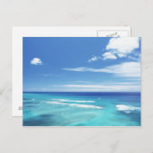 Blauwe lucht en zee 17 briefkaart (Voorkant / Achterkant)