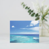 Blauwe lucht en zee 17 briefkaart (Staand voorkant)