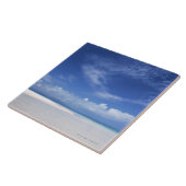 Blauwe lucht en zee 2 tegeltje (Zijkant)