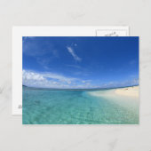 Blauwe lucht en zee 6 briefkaart (Voorkant / Achterkant)