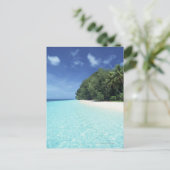 Blauwe lucht en zee 8 briefkaart (Staand voorkant)