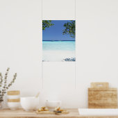 Blauwe lucht en zee 9 poster (Keuken)