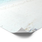 Blauwe lucht en zee 9 poster (Hoek)