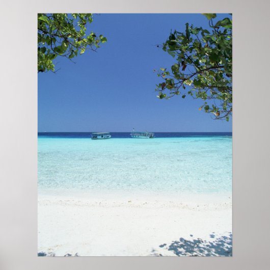 Blauwe lucht en zee 9 poster (Voorkant)