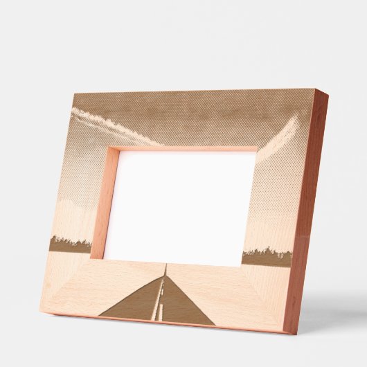 Blauwe lucht gegraveerde lijstjes (Links)