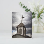 Blauwe lucht komt eraan briefkaart (Staand voorkant)