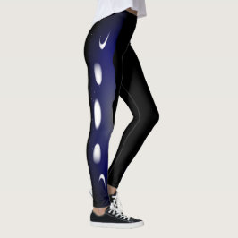 Blauwe lucht maanfase leggings