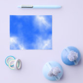 Blauwe lucht met witte wolken. flyer (Enkel)