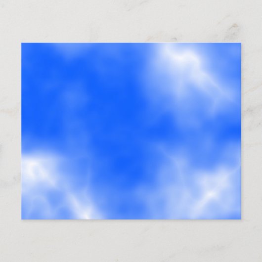 Blauwe lucht met witte wolken. flyer (Voorkant)