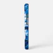 Blauwe Lucht Mozaïek Draak iPhone Hoesje (Linkerkant)