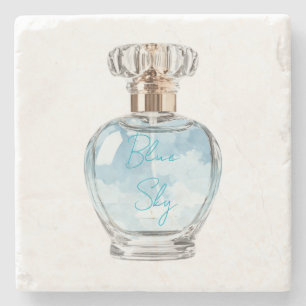 Blauwe Lucht Parfum Stenen Onderzetter