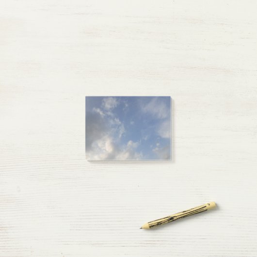 Blauwe Lucht Post-it Notities Post-it® Notes (Op bureau)