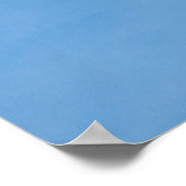 Blauwe Lucht Poster (Hoek)