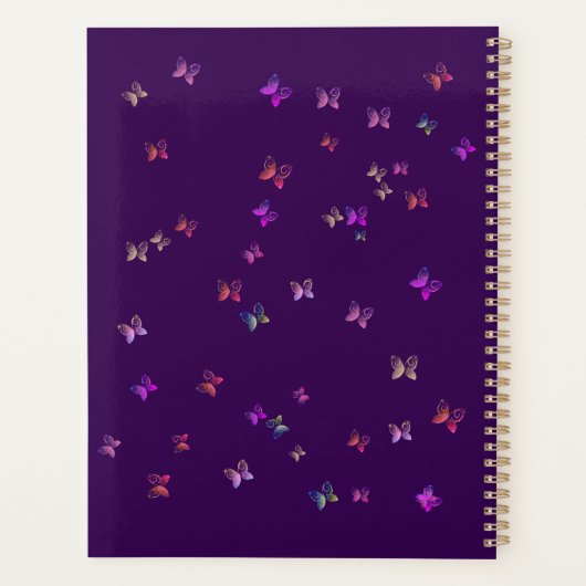  Blauwe lucht sterren  Planner (Achterkant)
