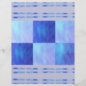 Blauwe Lucht Tegels Bulk Scrapbook Papier Pagina's Flyer (Achterkant)