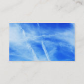 blauwe lucht visitekaartje (Achterkant)