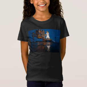 Blauwe lucht voor lancering Space Shuttle Atlantis T-shirt