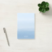 Blauwe lucht waterverf ombre post-it® notes (Kantoor)
