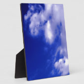 Blauwe lucht & witte wolken fotoplaat (Zijkant)