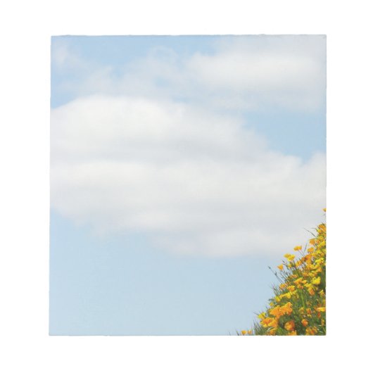 Blauwe Lucht Witte Wolken notitieblokken unieke Zo (Voorkant)