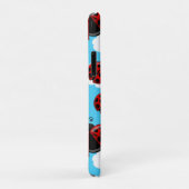 Blauwe Lucht Witte Wolken Rode Lieveheersbeestje K Case-Mate iPhone Case (Achterkant/rechts)