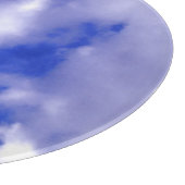 Blauwe lucht & witte wolken snijplank (Hoek)