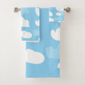 Blauwe Lucht Wolken Bad Handdoek (Insitu)