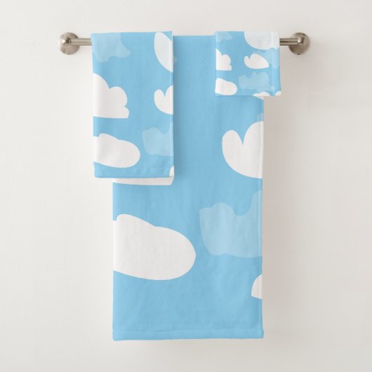 Blauwe Lucht Wolken Bad Handdoek (Insitu)