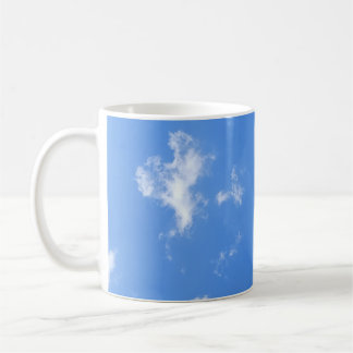 Blauwe Lucht Wolken Foto Klassieke Mok