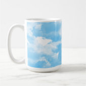 Blauwe Lucht Wolken Koffiemok (Links)