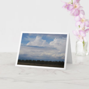 Blauwe Lucht Wolken Landschap Kaart