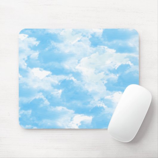 Blauwe Lucht Wolken Muismat (Met muis)