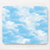 Blauwe Lucht Wolken Muismat (Voorkant)