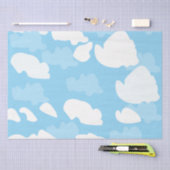 Blauwe Lucht Wolken Tissuepapier (Craft)