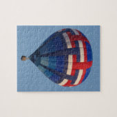 Blauwe luchtballon legpuzzel (Horizontaal)