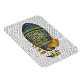 Blauwe luchtballon magneet (Rechterzijde)